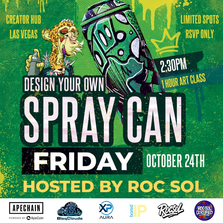 Design Your Own Spray Can Hosted by Roc Sol