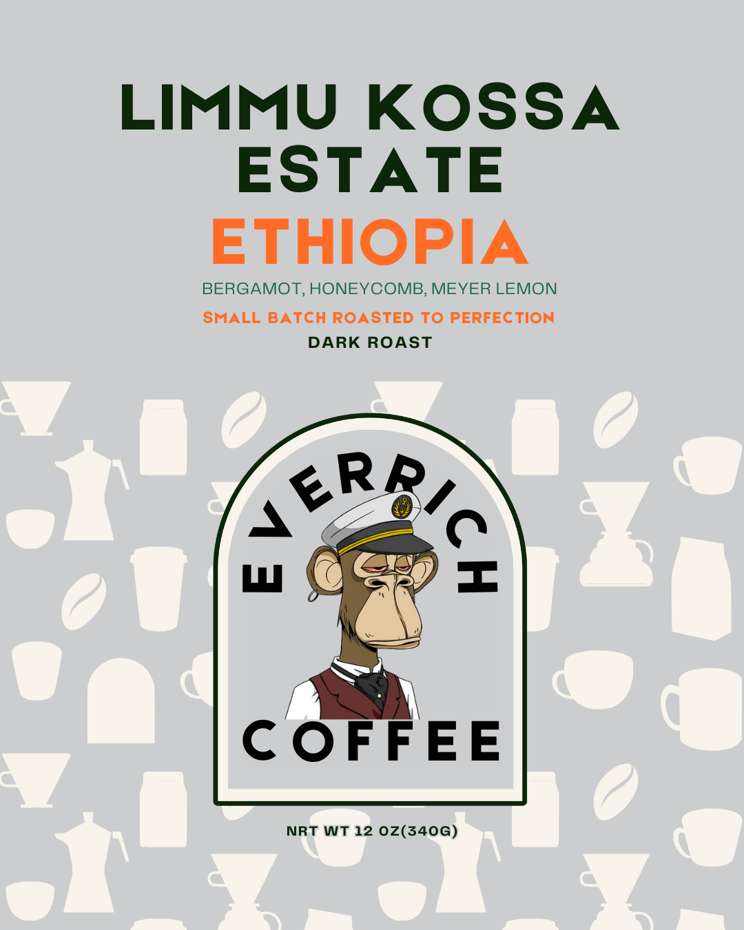 Ethiopian (Dark) Limmu Kossa Washed Coffee